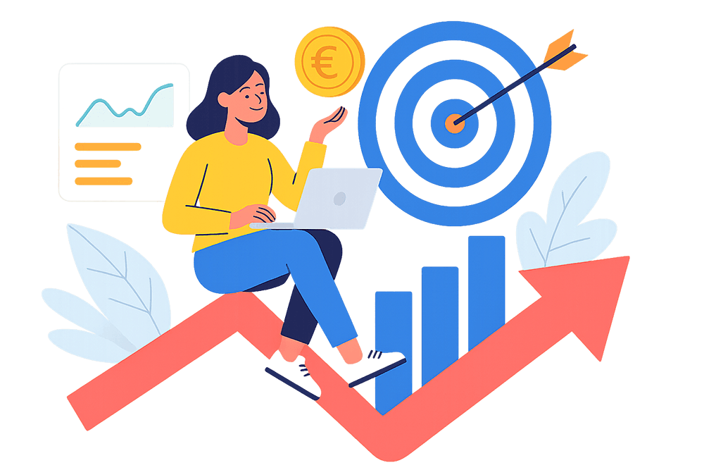 Illustration SavUp - Dashboard et objectifs financiers